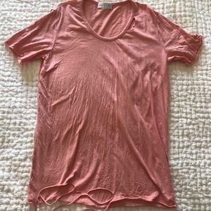 Drifter pink distressed top